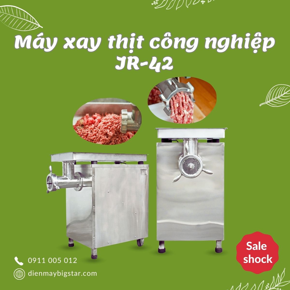 Máy xay thịt công nghiệp JR-42