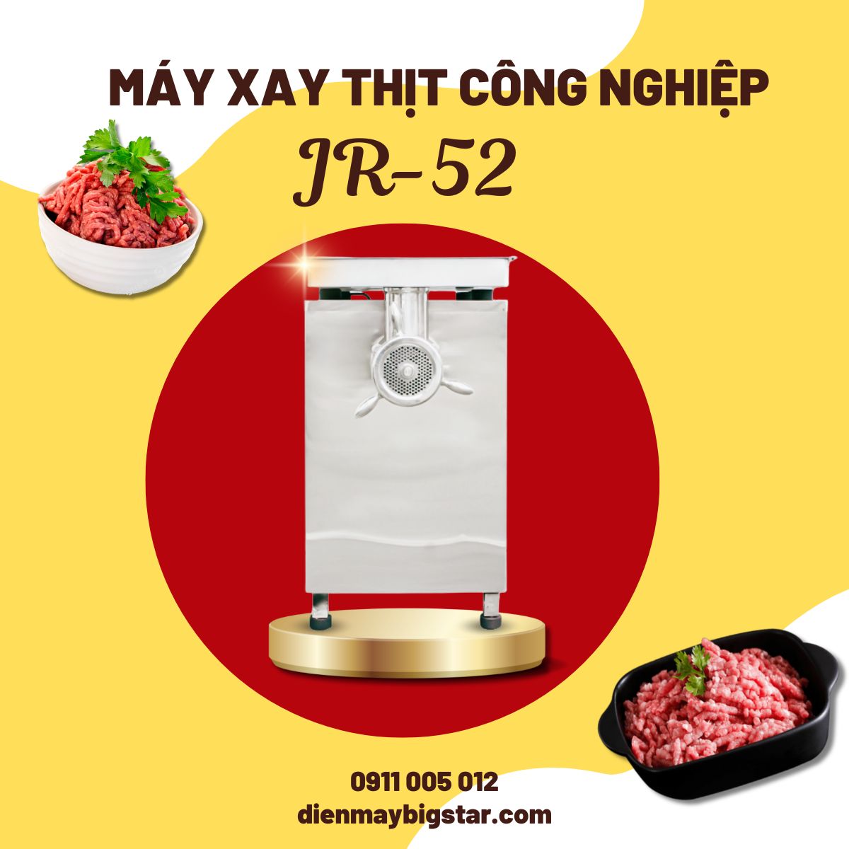 Máy xay thịt công nghiệp JR-52