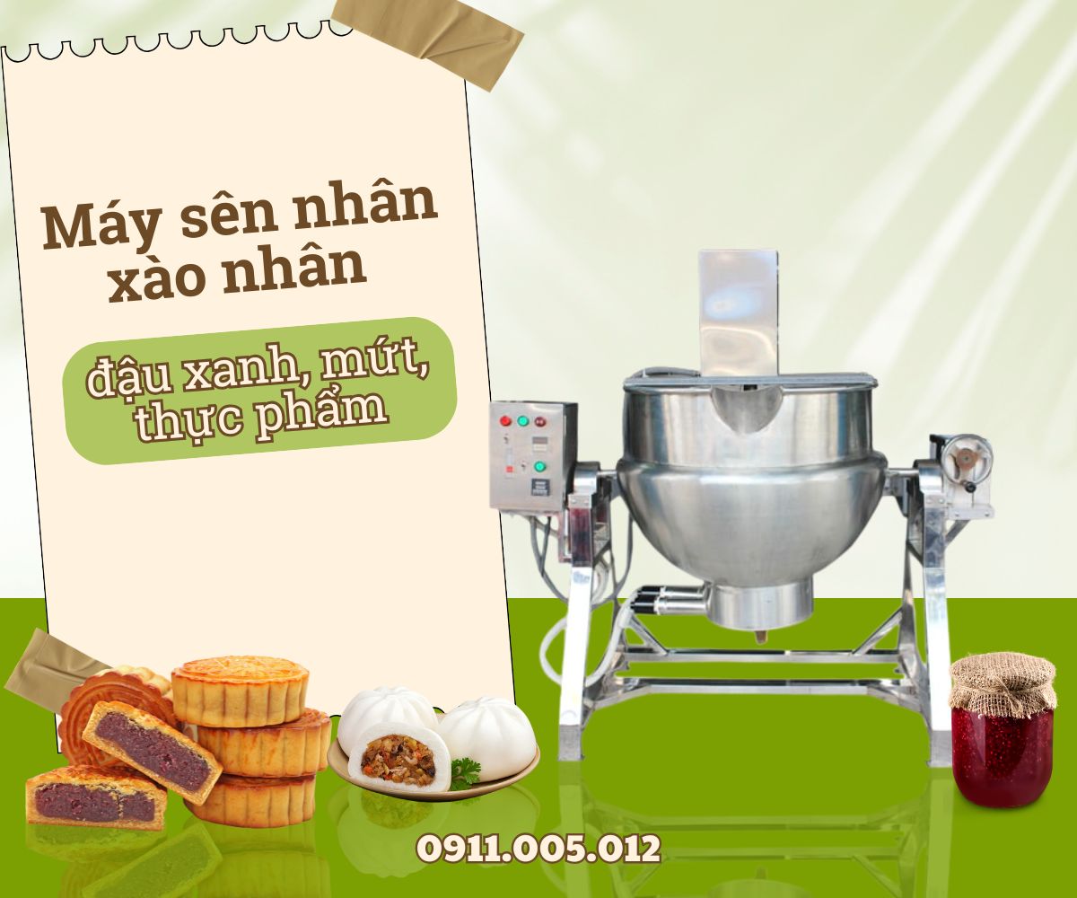 Máy sên nhân xào nhân